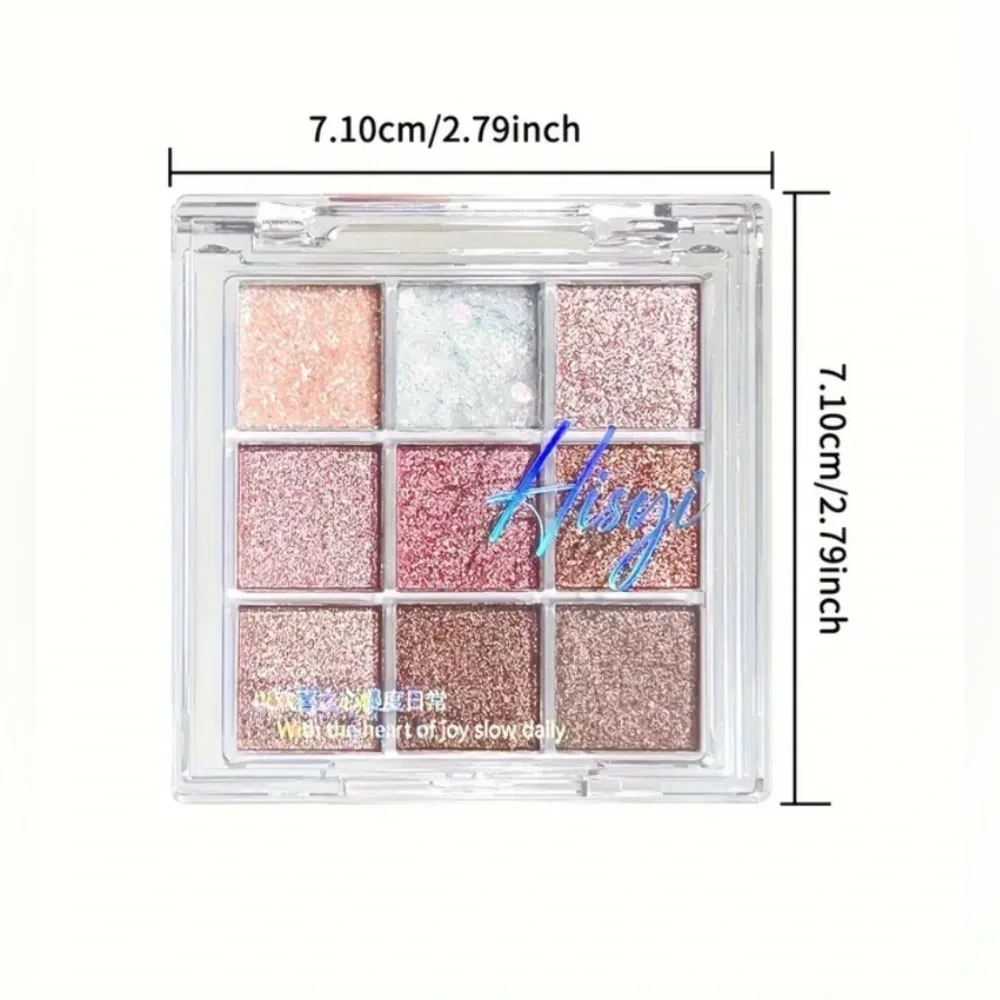 💕💕2/$12-Hisyi 9-Color Eyeshadow Palette -